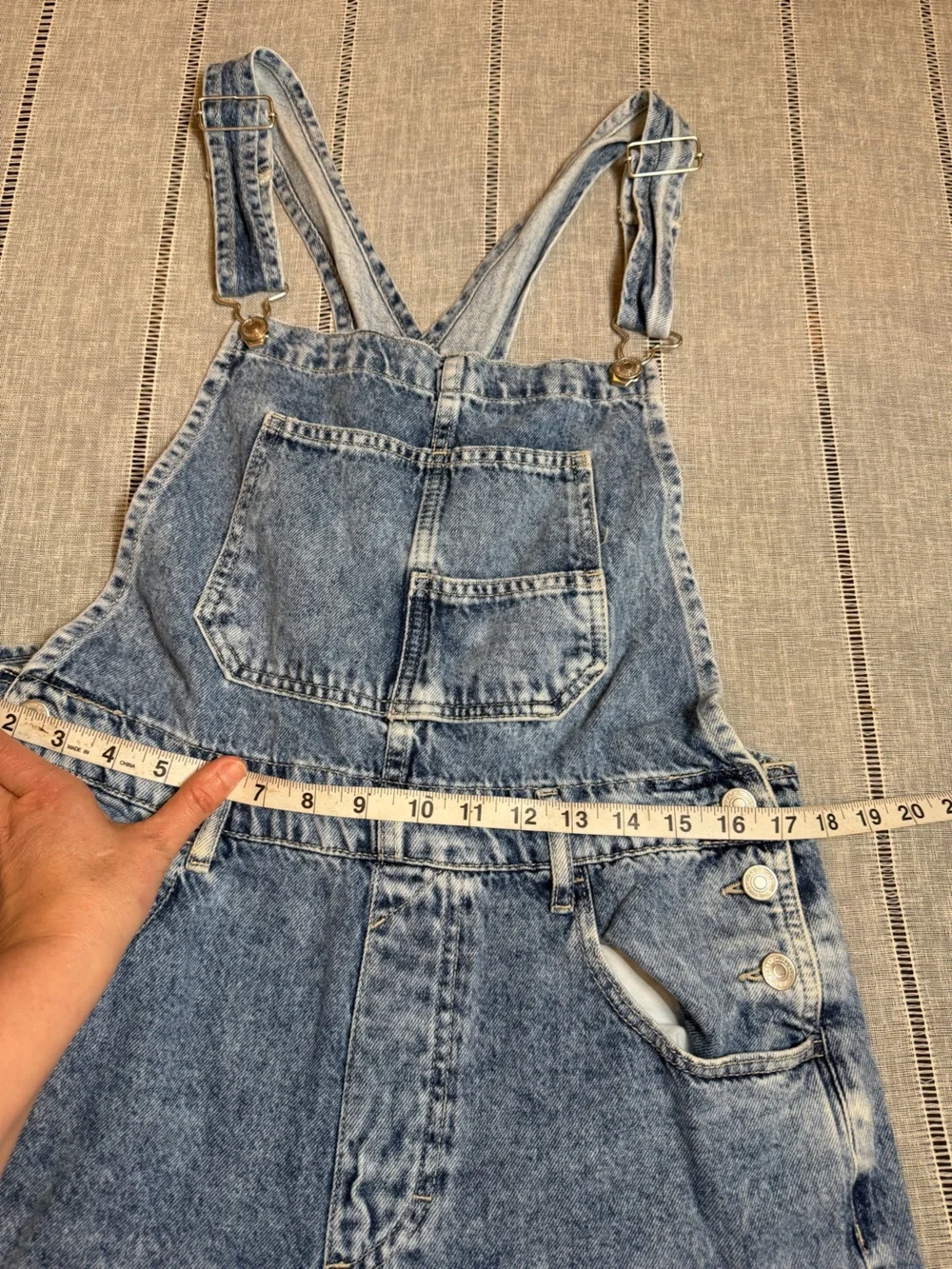 Free People We The Free Ziggy Denim Overalls Size Medium